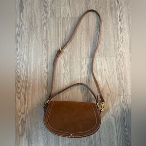 Zara Brown Crossbody Bag